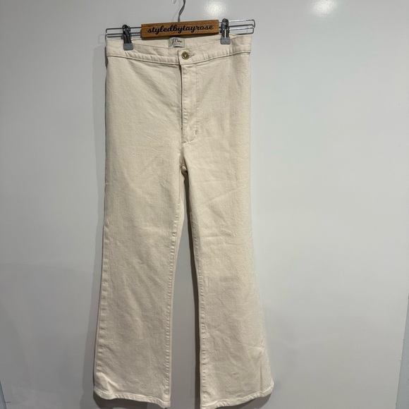 J. Crew High Rise Wide Leg Trousers Jeans - Picture 1 of 8